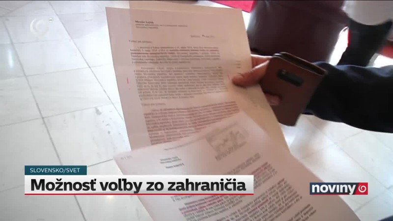 Možnosť voľby zo zahraničia