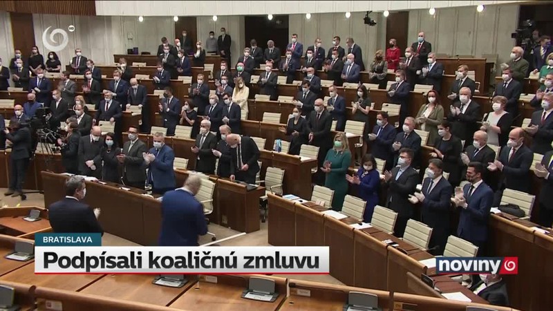 Podpísali koaličnú zmluvu