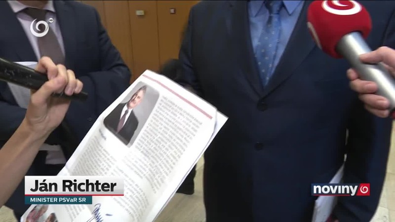 Podnet na letáky ministra Richtera