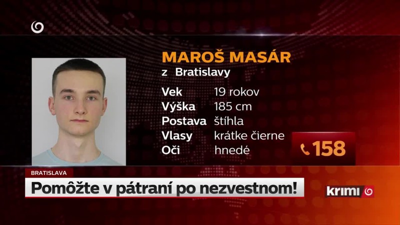 Pomôžte v pátraní po nezvestnom!