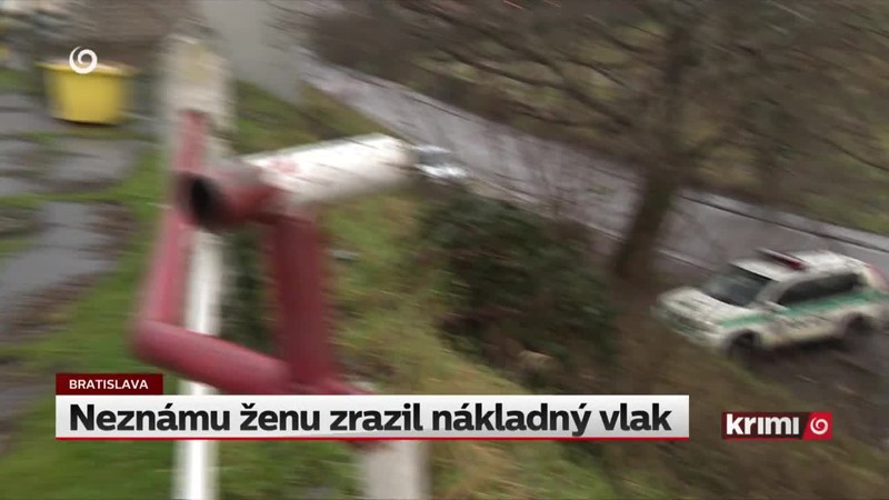 Neznámu ženu zrazil nákladný vlak