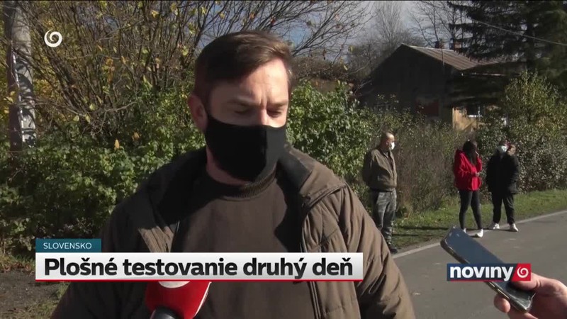 Plošné testovanie druhý deň