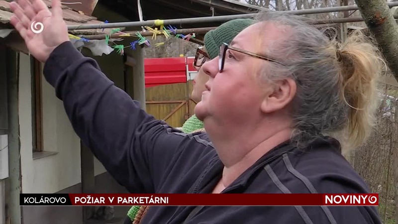 POŽIAR V PARKETÁRNI