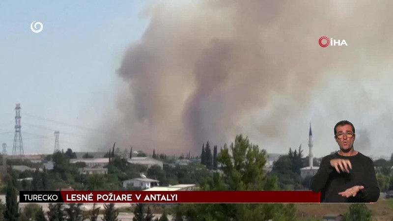 LESNÉ POŽIARE V ANTALYI