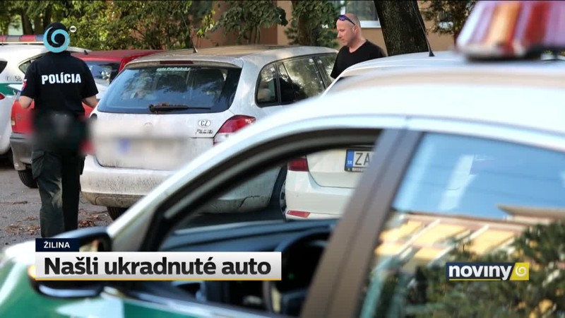 Našli ukradnuté auto
