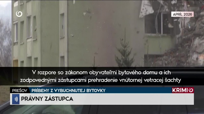 PRÍBEHY Z VYBUCHNUTEJ BYTOVKY