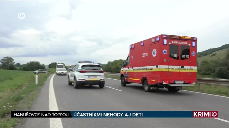ÚČASTNÍKMI NEHODY AJ DETI