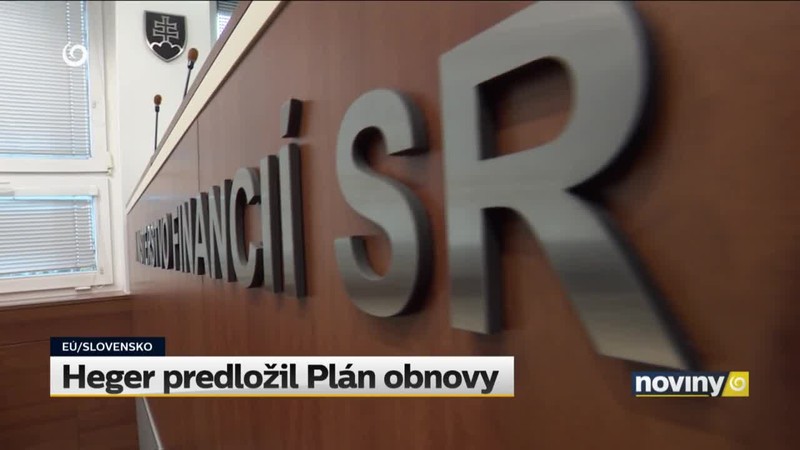 Heger predložil Plán obnovy
