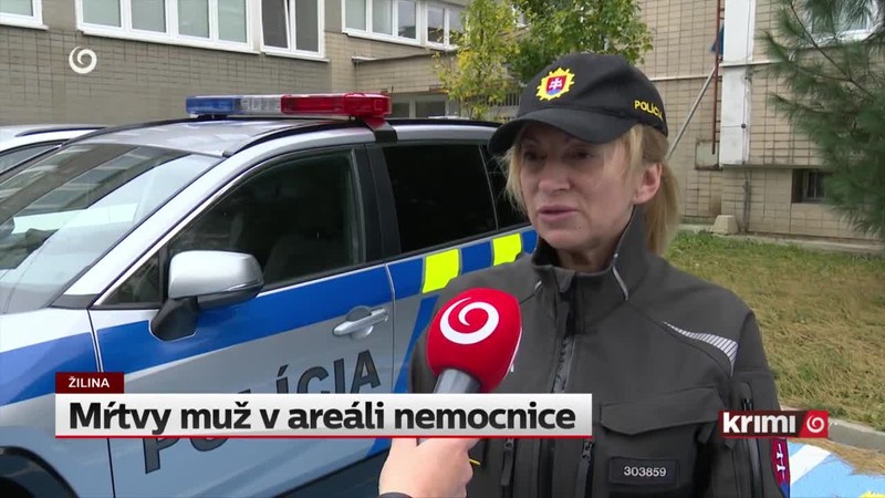 Mŕtvy muž v areáli nemocnice