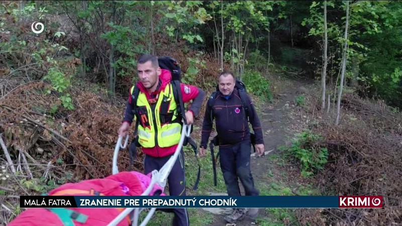 ZRANENIE PRE PREPADNUTÝ CHODNÍK