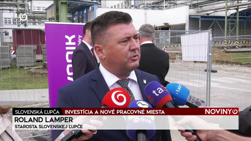 INVESTÍCIA A NOVÉ PRACOVNÉ MIESTA