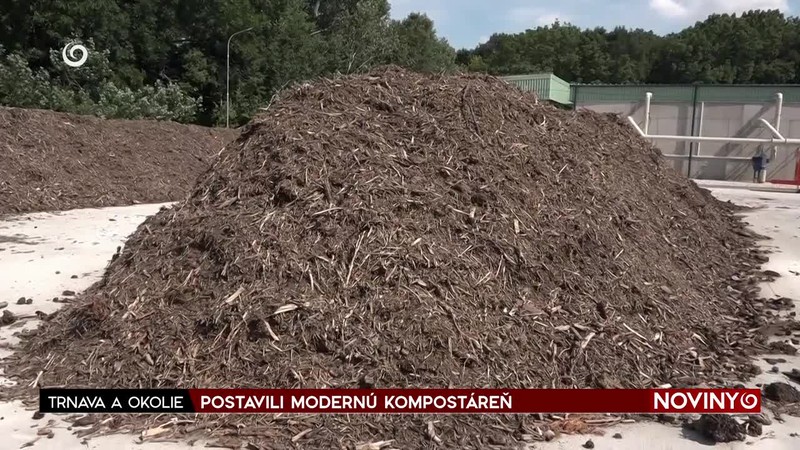 POSTAVILI MODERNÚ KOMPOSTÁREŇ