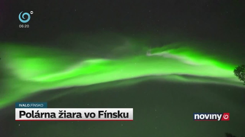 Polárna žiara vo Fínsku