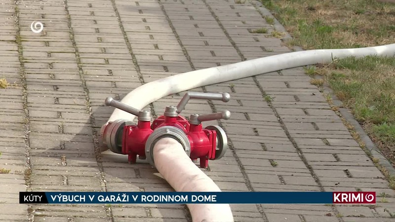 VÝBUCH V GARÁŽI V RODINNOM DOME