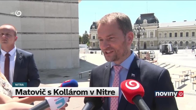 Matovič s Kollárom v Nitre
