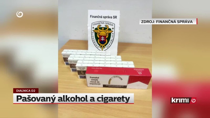 Pašovaný alkohol a cigarety