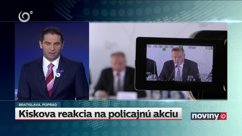 Kiskova reakcia na policajnú akciu