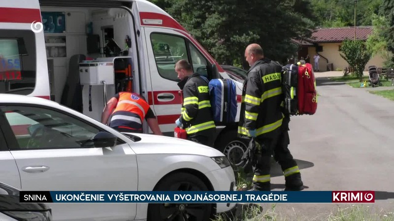 UKONČENIE VYŠETROVANIA DVOJNÁSOBNEJ TRAGÉDIE