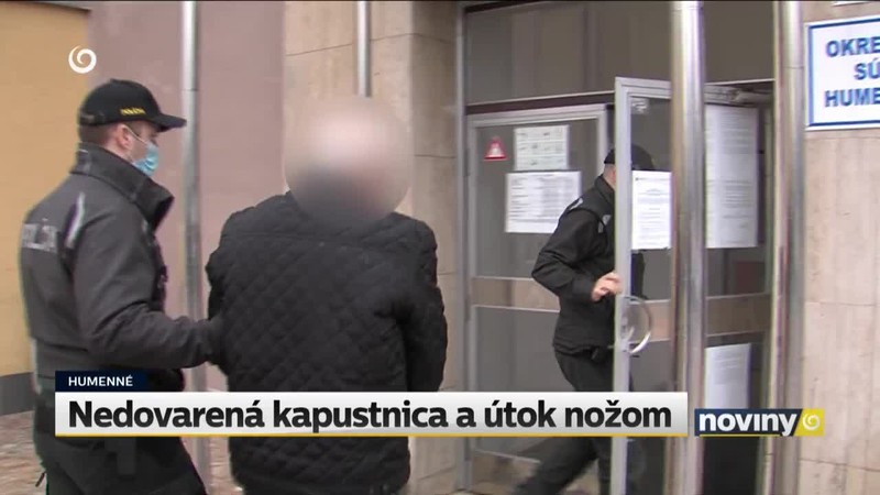 Nedovarená kapustnica a útok nožom