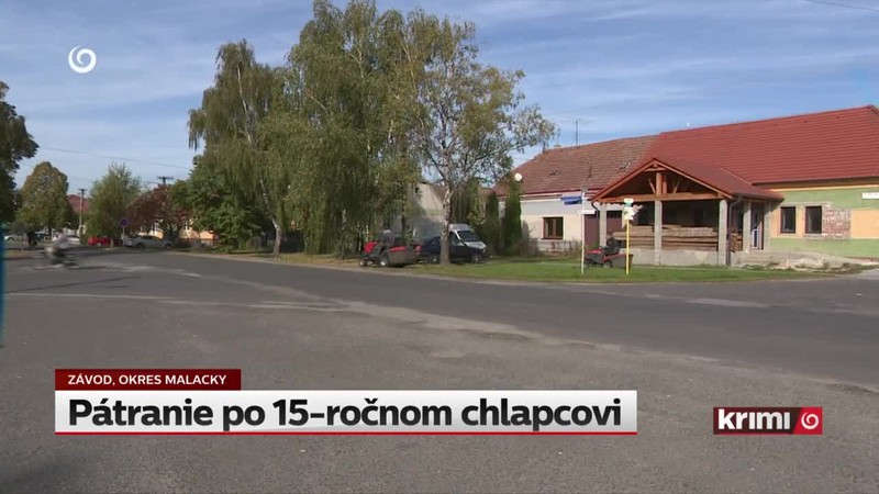 Pátranie po 15-ročnom chlapcovi