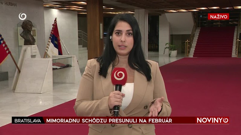MIMORIADNU SCHÔDZU PRESUNULI NA FEBRUÁR