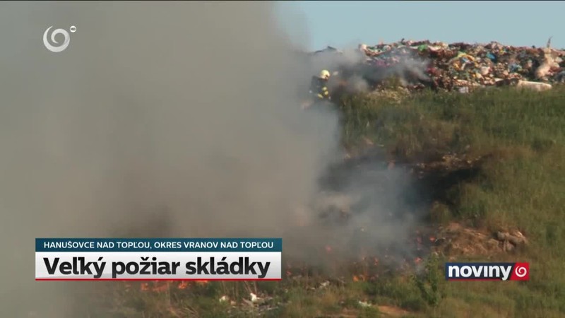 Veľký požiar skládky