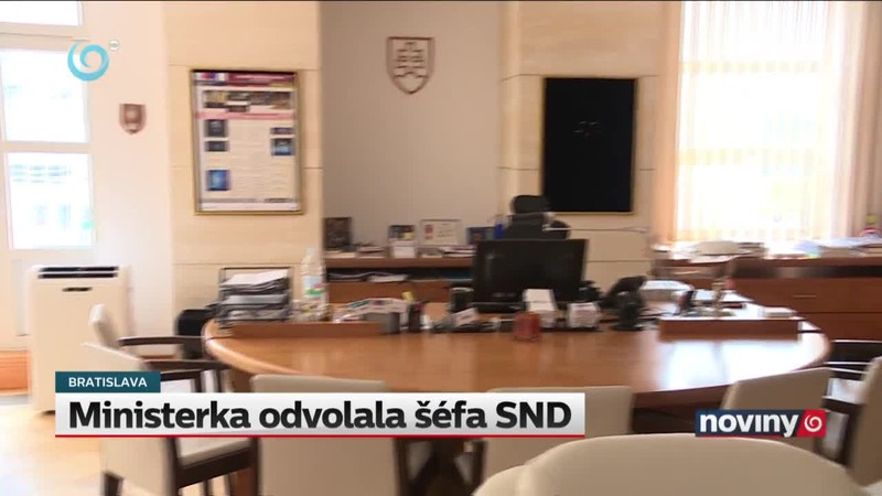 Ministerka odvolala šéfa SND