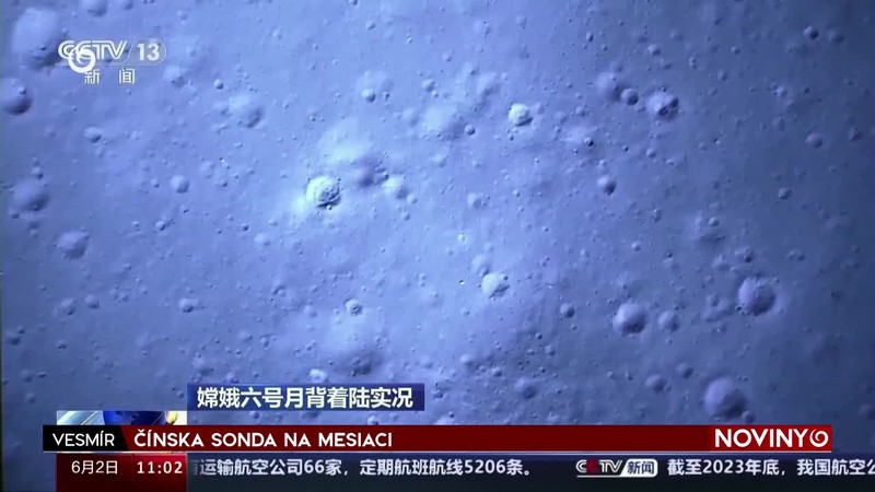 ČÍNSKA SONDA NA MESIACI