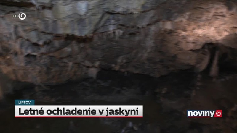 Letné ochladenie v jaskyni