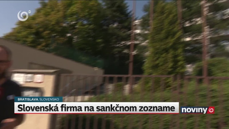 Slovenská firma na sankčnom zozname