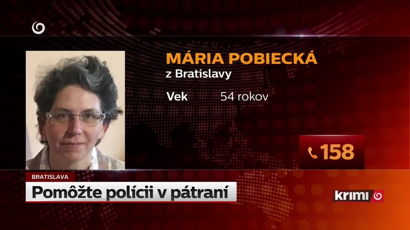 Pomôžte polícii v pátraní