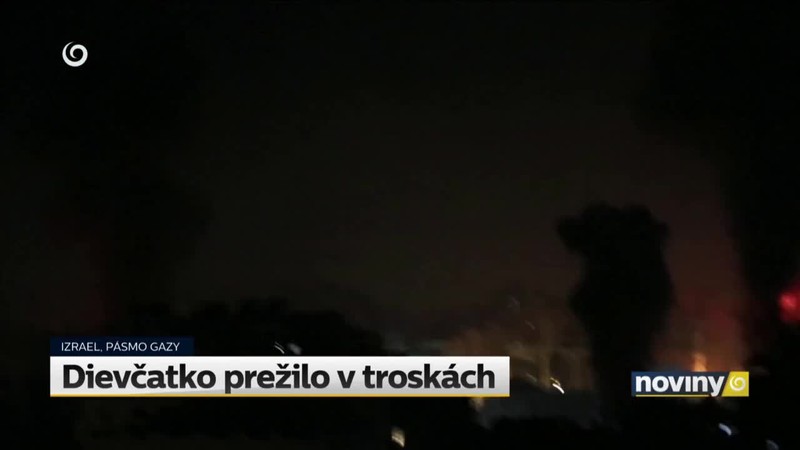 Dievčatko prežilo v troskách