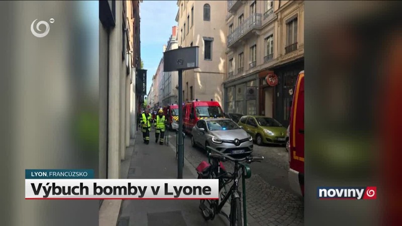 Výbuch bomby v Lyone