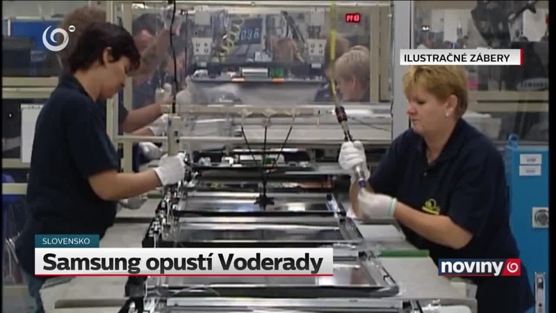 Samsung opustí Voderady