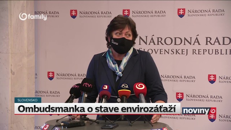 Ombudsmanka o stave envirozáťaží