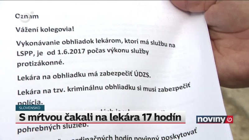 S mŕtvou čakali na lekára 17 hodín