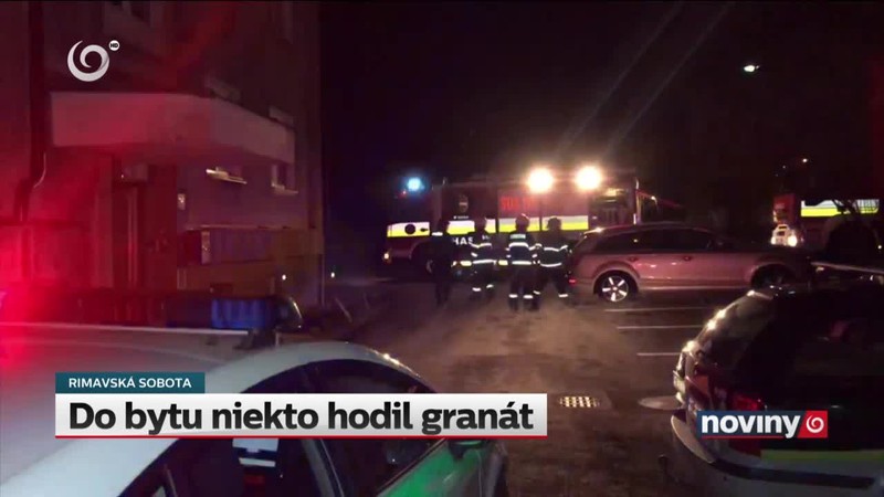 Do bytu niekto hodil granát