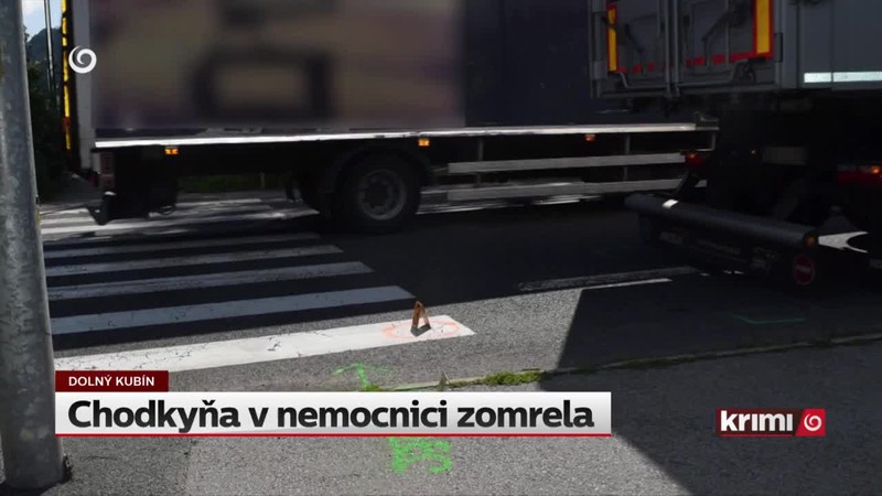 Chodkyňa v nemocnici zomrela