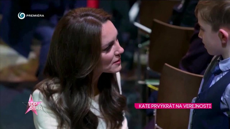 KATE PRVÝKRÁT NA VEREJNOSTI