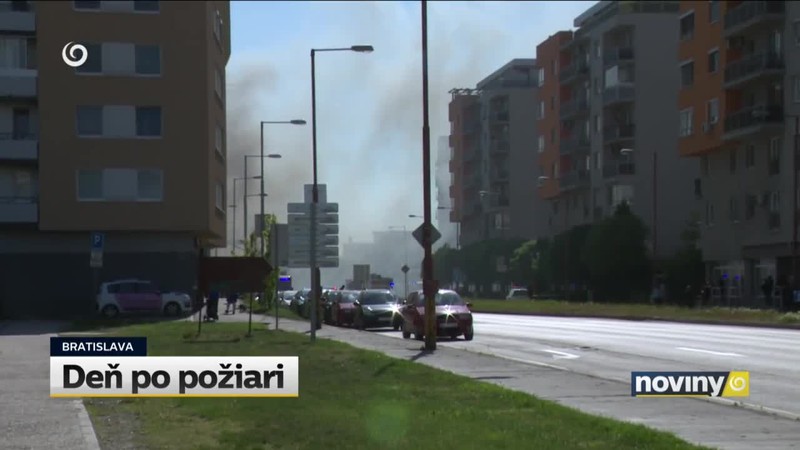Deň po požiari