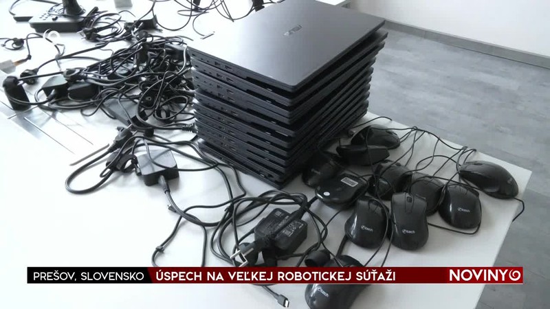 ÚSPECH NA VEĽKEJ ROBOTICKEJ SÚŤAŽI