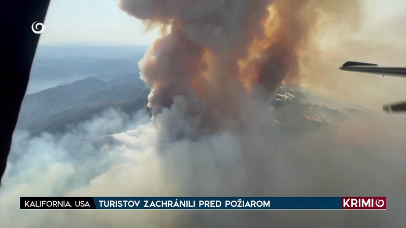 TURISTOV ZACHRÁNILI PRED POŽIAROM