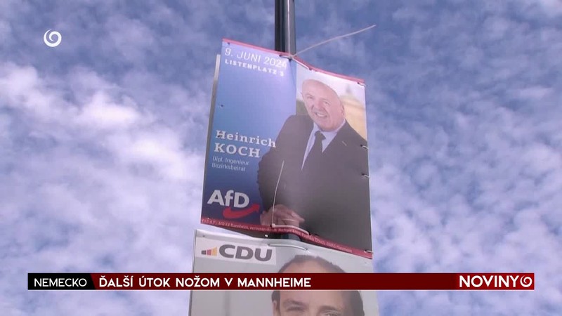 ĎALŠÍ ÚTOK NOŽOM V MANNHEIME