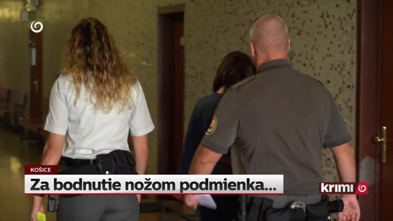 Za bodnutie nožom podmienka...