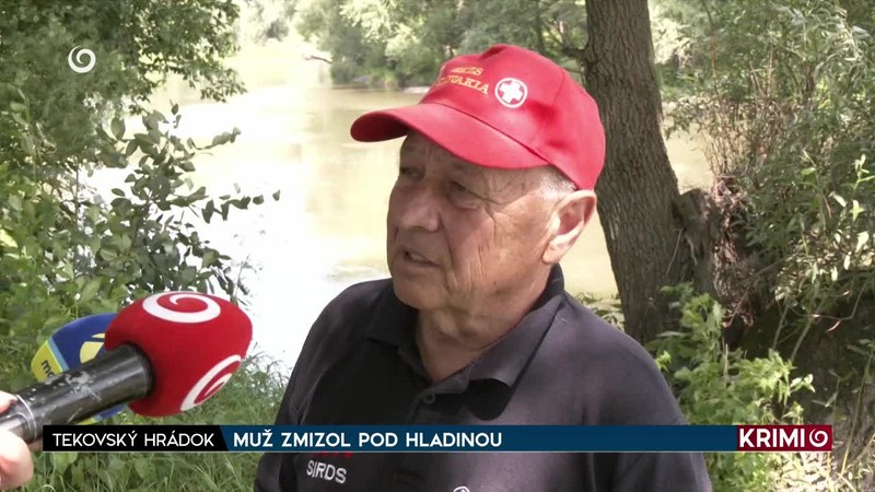 MUŽ ZMIZOL POD HLADINOU