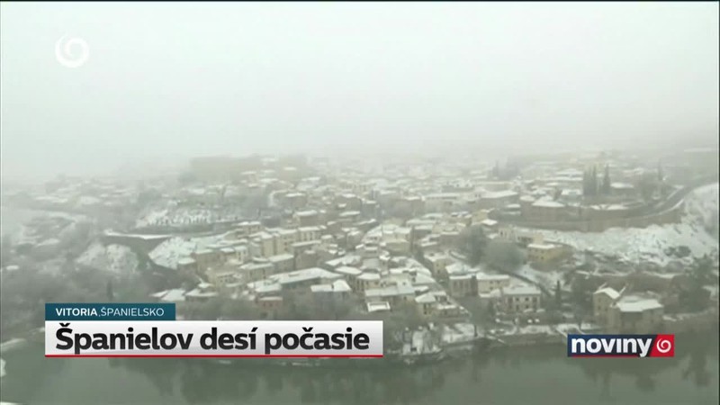 Španielov desí počasie