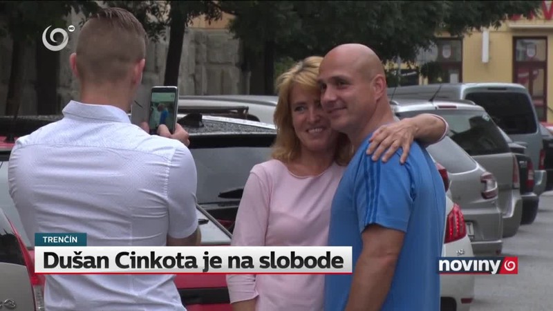 Dušan Cinkota je na slobode