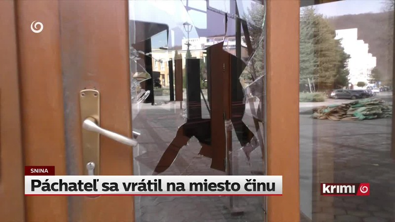 Páchateľ sa vrátil na miesto činu