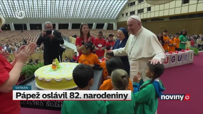 Pápež oslávil 82. narodeniny