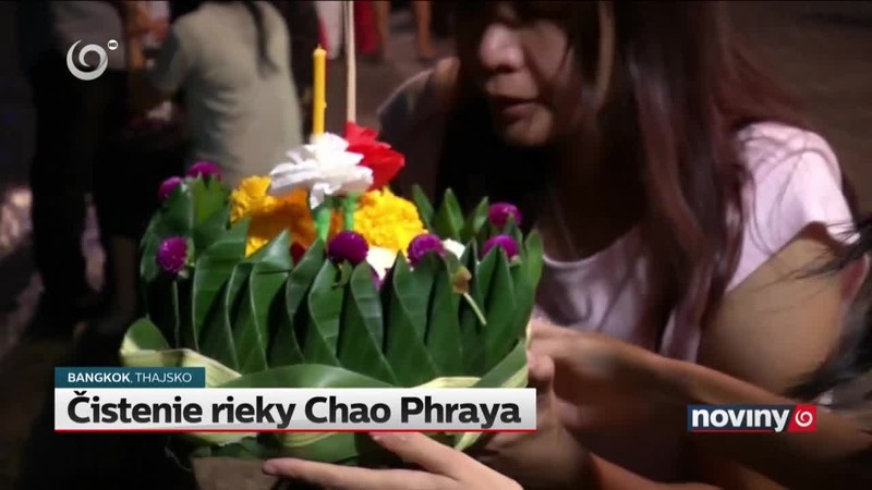 Čistenie rieky Chao Phraya